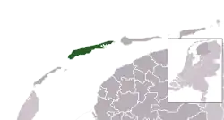 Location of Terschelling