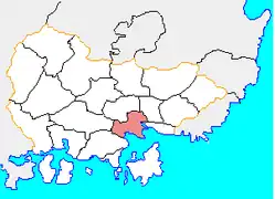 Location of Masanhappo District