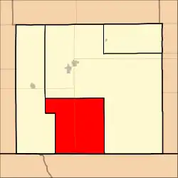 Location in Comanche County