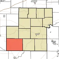 Location in Owen County