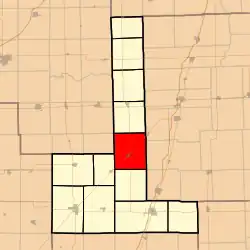 Location in Ford County