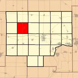 Location in Bureau County