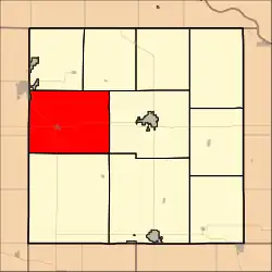 Location in Brown County