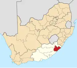 OR Tambo District within South Africa