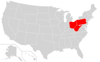 The states in which the Archdiocese of Pittsburgh and Western Pennsylvania has jurisdiction.