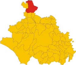Acquapendente within the Province of Viterbo