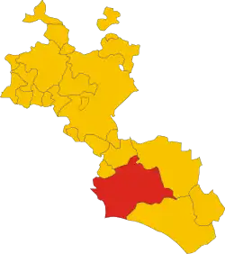 Butera in the Province of Caltanissetta