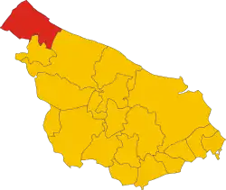 Fasano within the Province of Brindisi