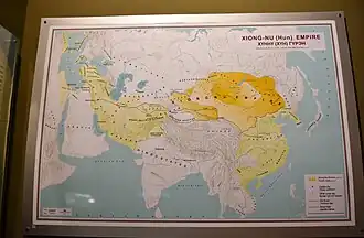 Map of the Xiongnu Empire