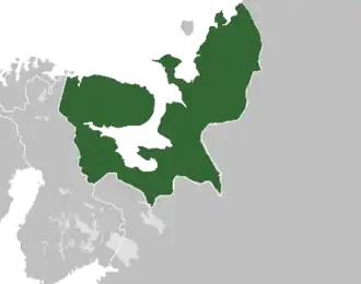 The Supreme Administration of the Northern Region in August 1918.