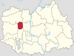 Location of Mapo Town within Shunyi District