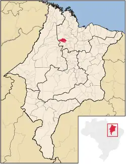 Location in Maranhão