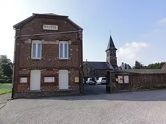 The town hall of Marcy
