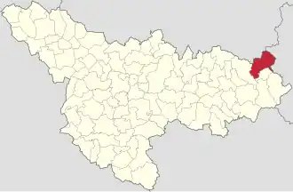 Location in Timiș County