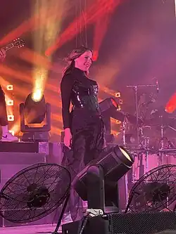 Marie-Mai performing in July 2025.