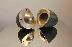 “Mother and Child”. 2019, l = 70 cm, bronze, stainless steel