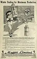 Meggitt Limited advertisement, featuring a cartoon by Syd Nicholls (The Bulletin, 7 July 1921).