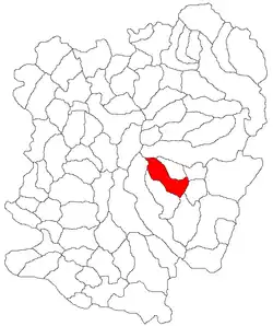 Location in Caraș-Severin County