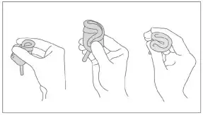 The punchdown fold has one point on the rim turned inside-out and tucked down below the opposite side of the rim. The 7 fold has the rim flattened into a line, and both layers in parallel folded at about halfway, such that one end of the line (one folding-point of the rim) is pressed against the middle of the side of the cup. The downpressed side runs diagonally, and the other side runs horizontally, making it look like the digit seven. The C fold is the simplest and bulkiest: the rim is flattened, and then folded in half, so that the two fold-points of the rim are together. From the end, it looks like a letter C.