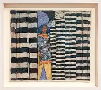 Mequitta Ahuja, The Italy Drawings - Duomo, colored pencil on paper