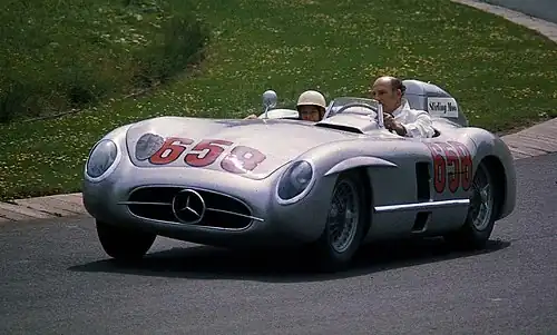 Mercedes-Benz 300 SLR similar to the 1955 winner driven by Stirling Moss