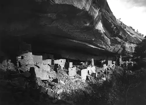 The Cliff Palace on Mesa Verde in Colorado.