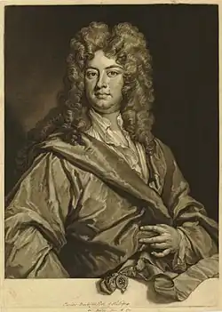 Mezzotint portrait of Charles Montagu, Earl of Halifax by John Faber the Younger after Sir Godfrey Kneller, 1733 Chaloner Smith 1883; British Mezzotinto portraits from the introduction of the art to the early part of the present century # 208.19. British Museum