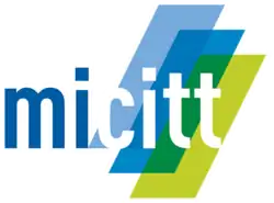 Logo of the Ministry of Science, Innovation, Technology and Telecommunications