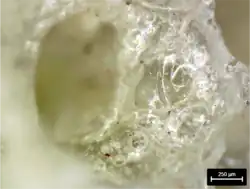 Shows an ECM from waste glass