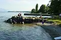 The edge of Lake Geneva (The Public Beach)