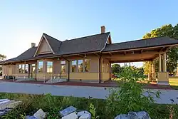 Milwaukee Road Depot, Marinette, Wisconsin