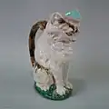 Cat and mouse jug, 1875, naturalistic style