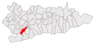 Location in Călărași County