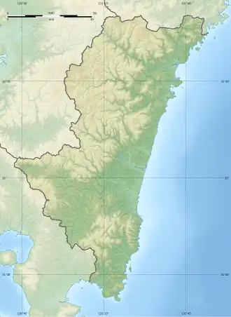 Sadowara Domain is located in Miyazaki Prefecture