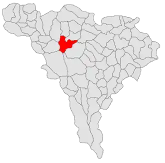 Location in Alba County