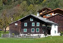 Montafonerhaus, type II, in Gortipohl