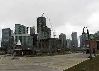 Condos next to the park