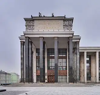 Socialist Realist - Lenin State Library, Moscow, Russia, by Vladimir Shchuko and Vladimir Helfreich, 1928-1941[119]