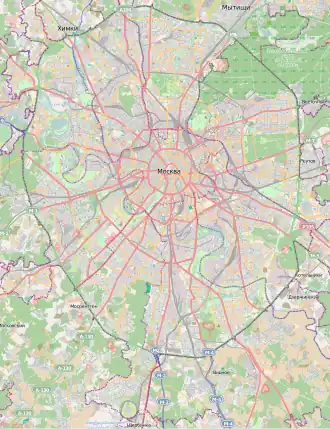 Moscow–Savyolovsky is located in Moscow Ring Road