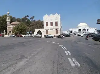 View from the street.