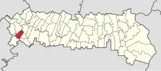 Location in Ialomița County