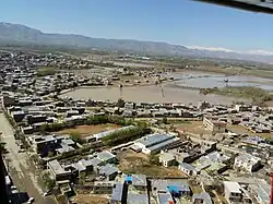 Aerial view of the city of Mohammadyar