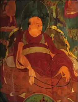 Late 16th century mural depicting Chime Palsang