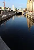 From Museum tunnel into Museum Basin and towards Cunard Tunnel