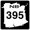 Route 395 marker
