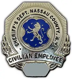 New Style Badge worn by the LSU and Civilian Correctional Center Staff.