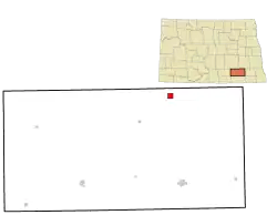 Location of Marion, North Dakota