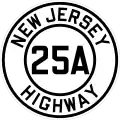 Cutout shield for Route 25A
