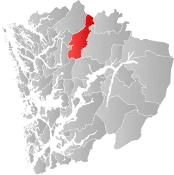 Evanger within Hordaland