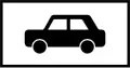 Car Main sign applies to this type of vehicle.